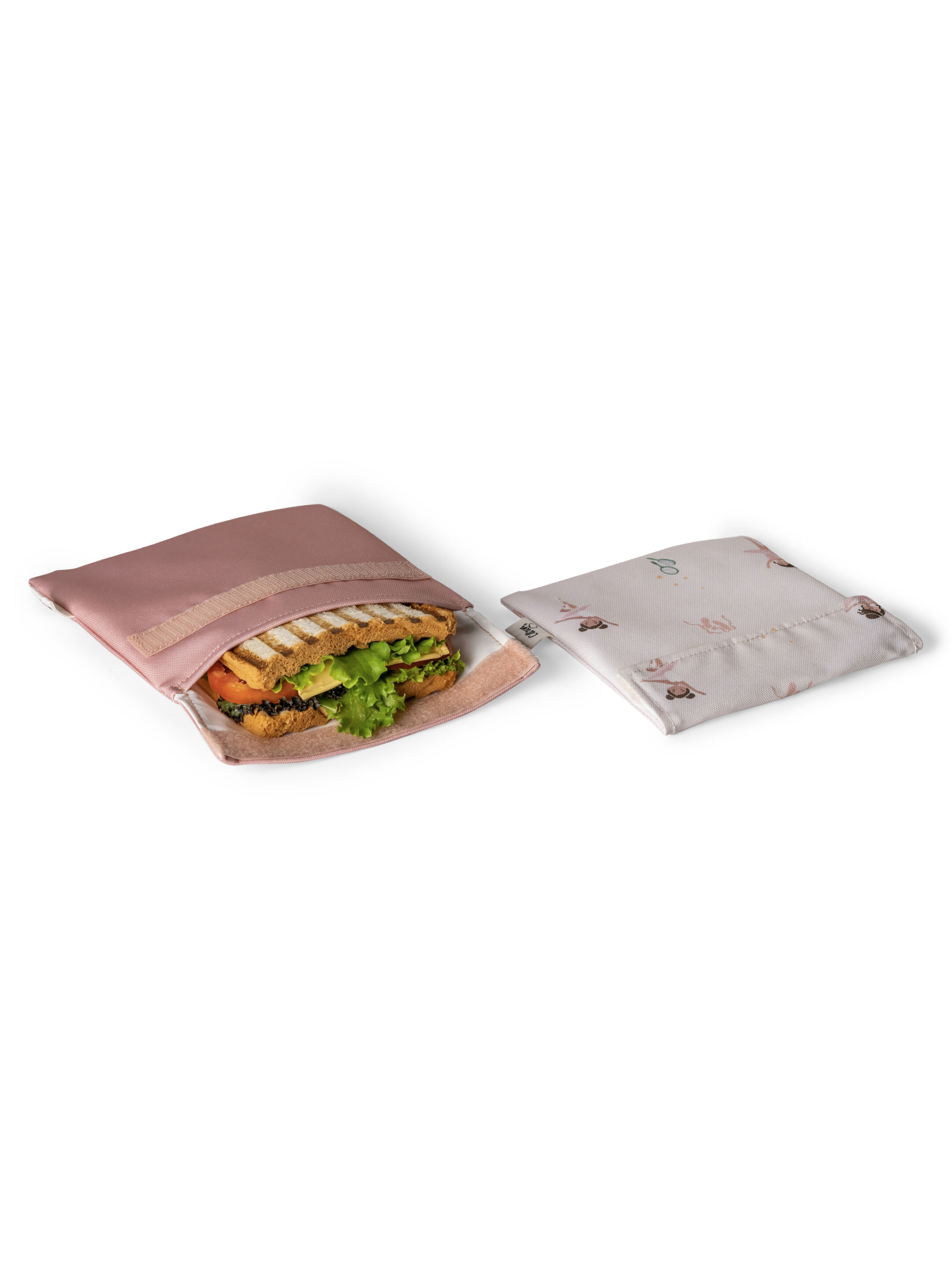 Citron Reusable Sandwich Bag Set of 2 Ballerina image number 5