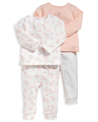Baby Girls Pyjamas Multi Pack - Set Of 2