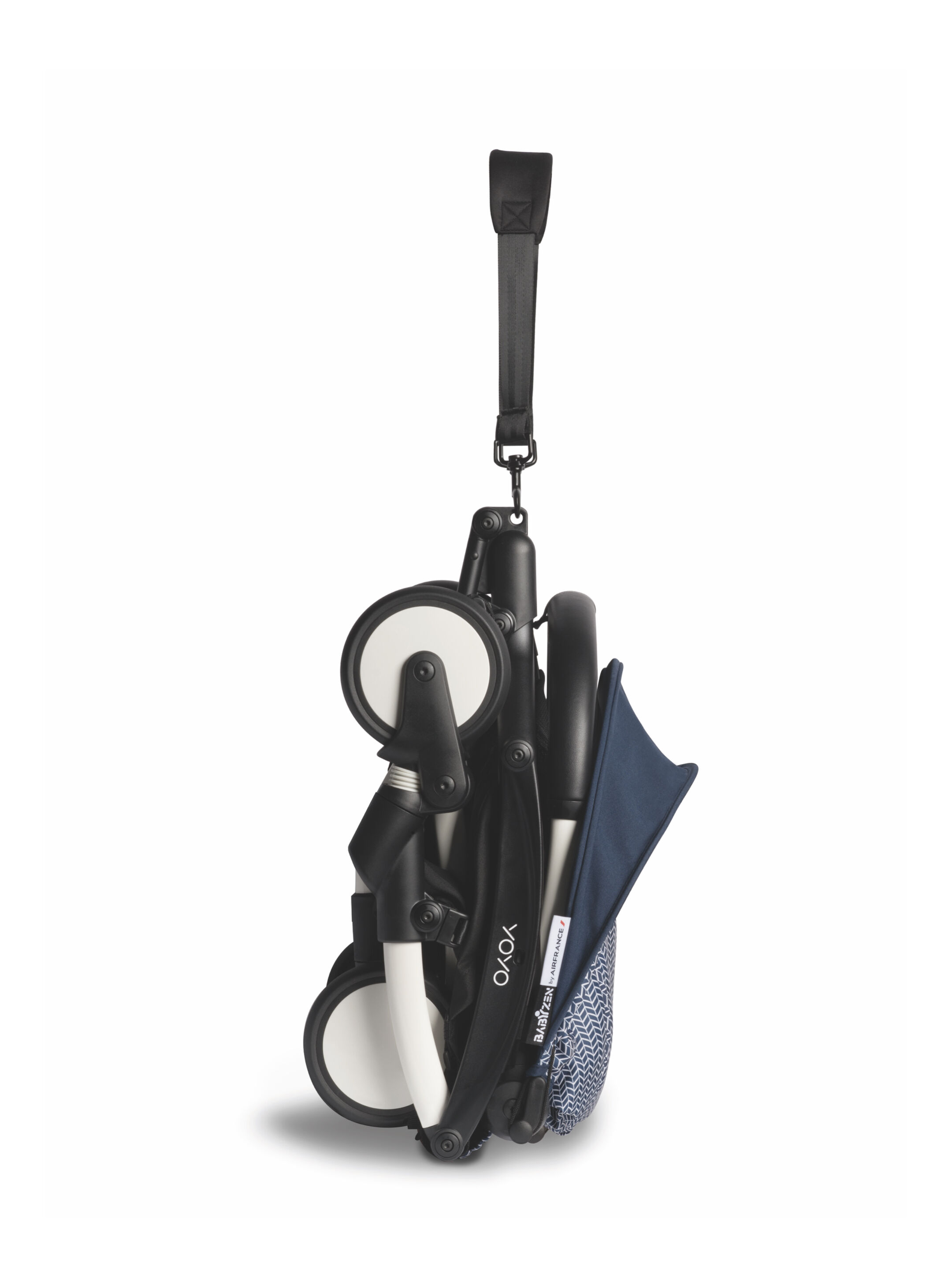 YOYO2 Stroller White Frame with Air France Blue 6+ Color Pack image number 4