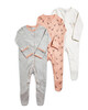Giraffe Jersey Sleepsuits - 3 Pack image number 1