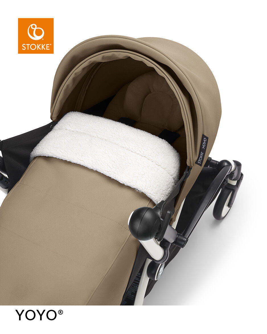 Stokke YOYO3 Black Frame with 0+ Newborn Pack Toffee image number 2