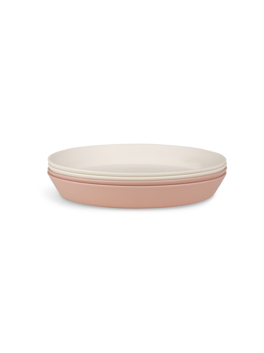 Citron Bio Based Plate Set of 4 - Pink/Cream image number 2
