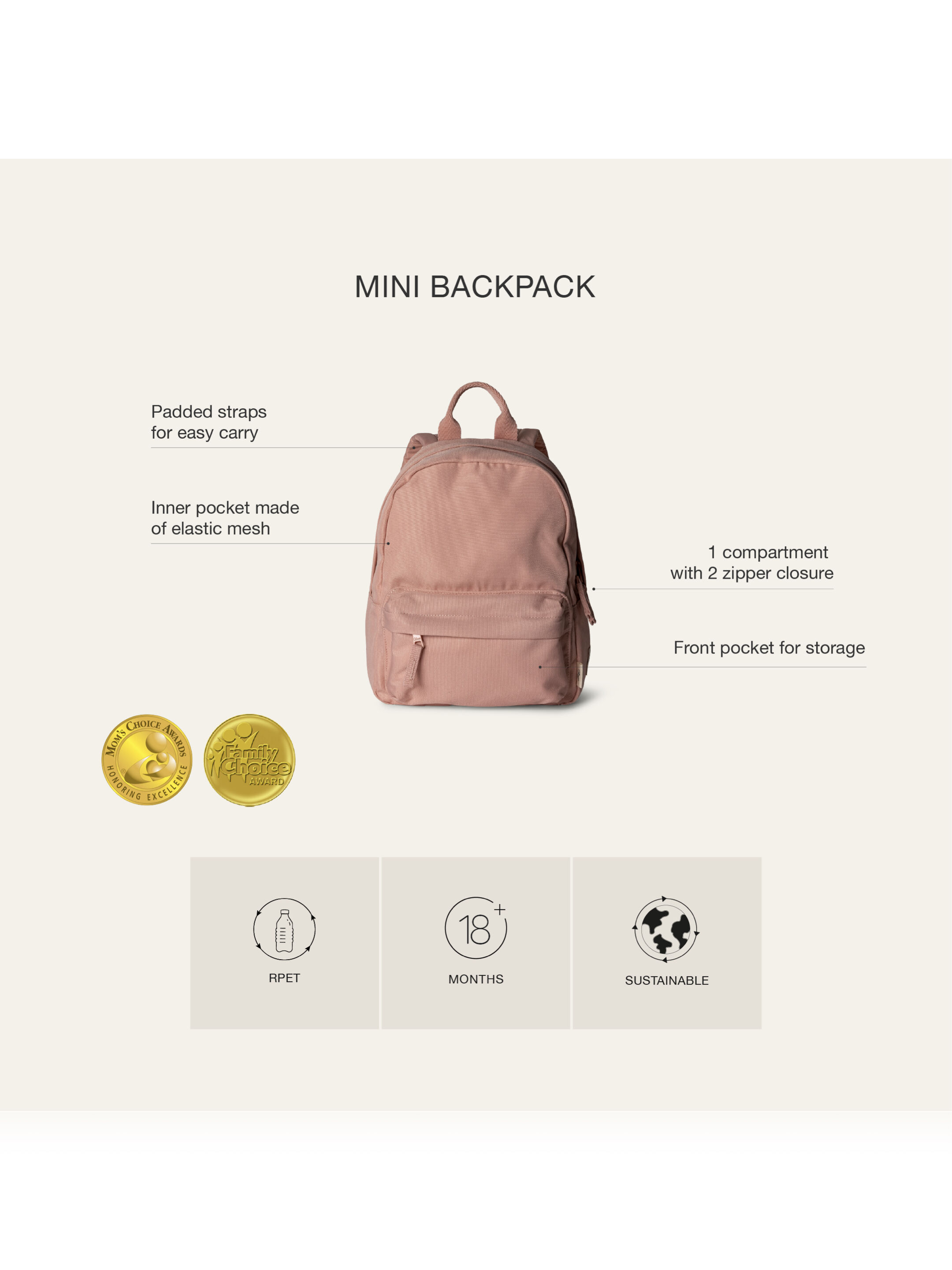 Mini Backpack - Ballerina image number 5