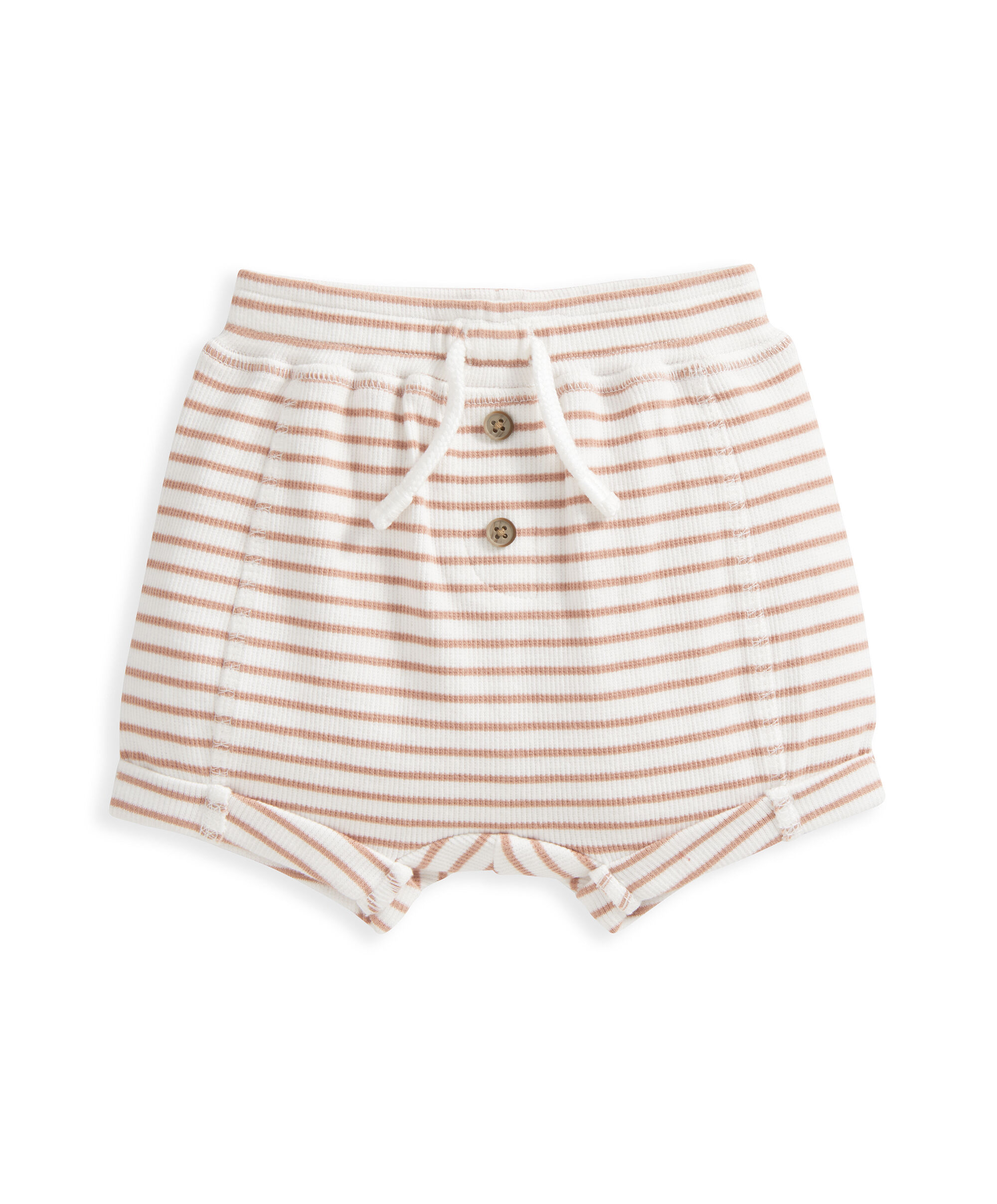 Striped Seam Detail Shorts image number 2
