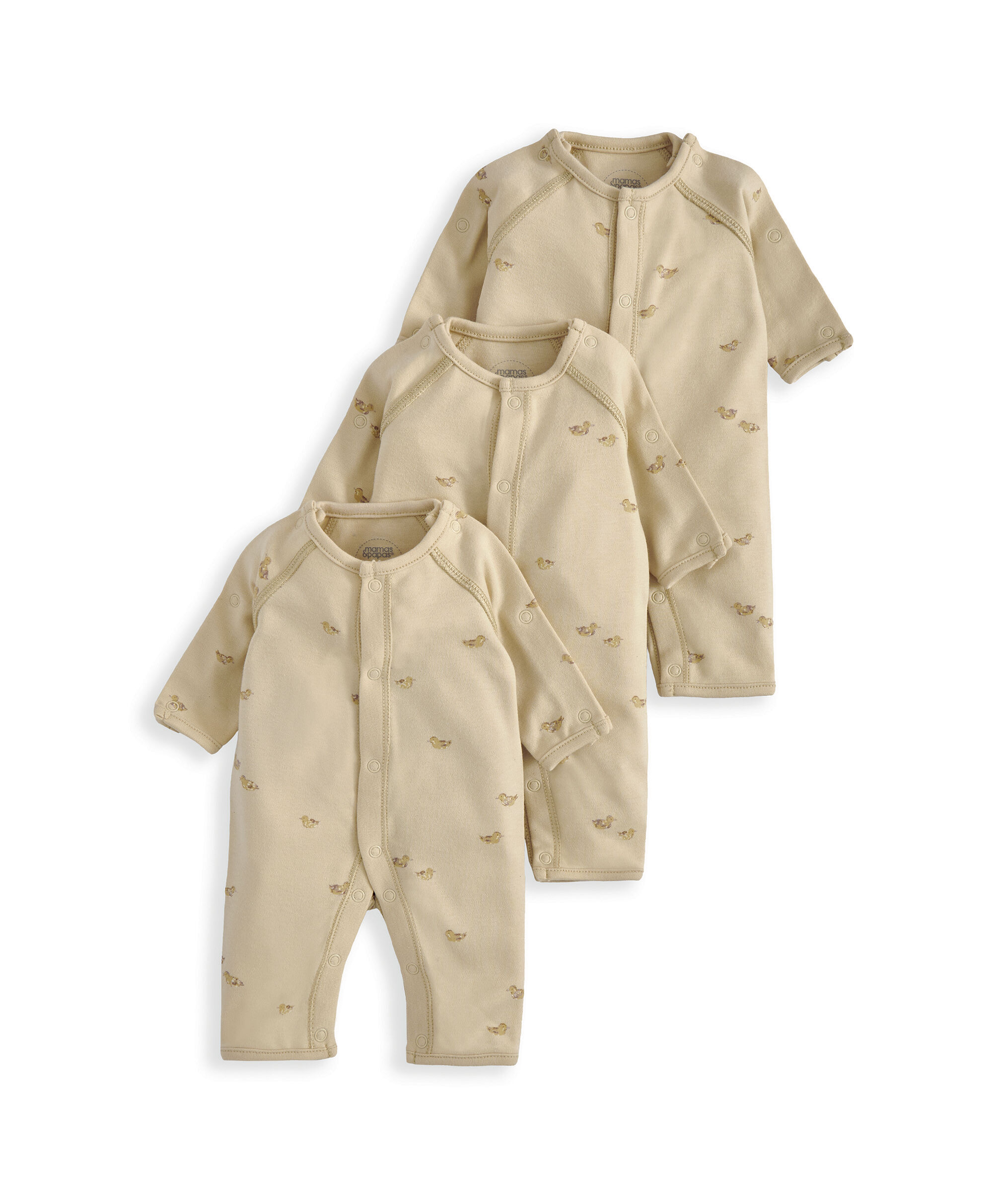 Duckling Premature Rompers (Pack of 3)  image number 2