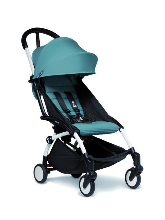 YOYO2 Stroller White Frame with Aqua 6+ Color Pack image number 1