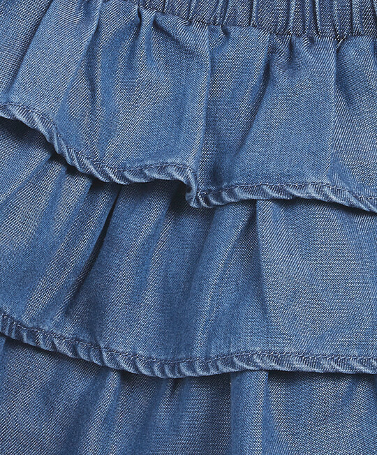 Chambray Layered Skirt image number 3