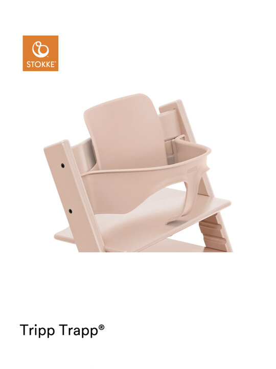 Stokke Tripp Trapp Chair with Baby Set- Serene Pink image number 2