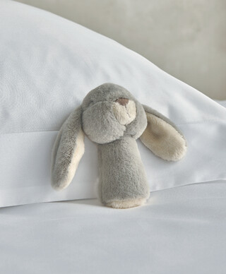 Mini Rattle toy - Grey Bunny