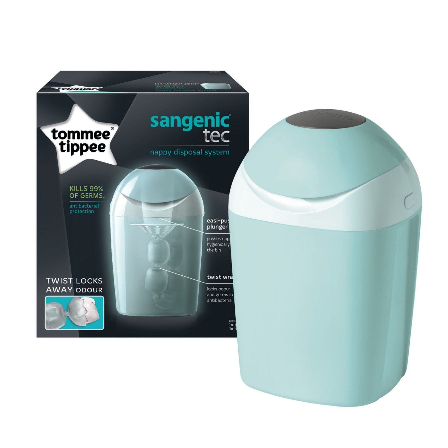 Nappy Changing Tommee Tippee Sangenic Tec Nappy Bin Sangenic Tec Tub