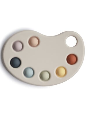 Mushie Paint Palette Press Toy (Multi)