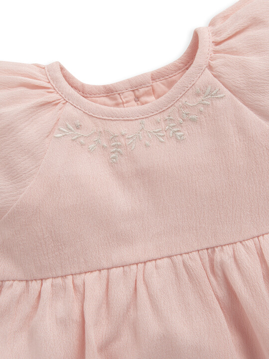 Pink Ruffle Sleeve Blouse image number 3