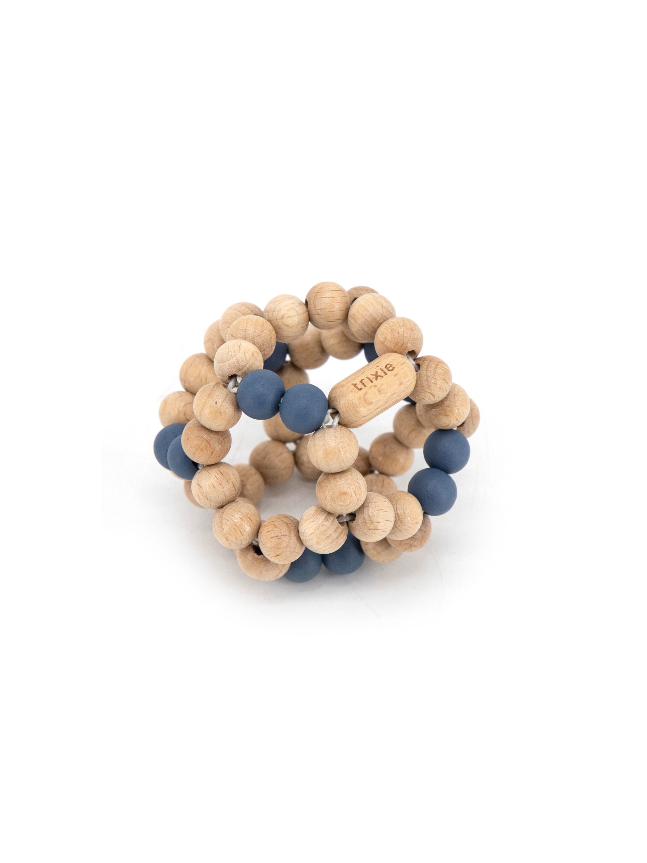 Trixie Wooden beads ball - Blue
