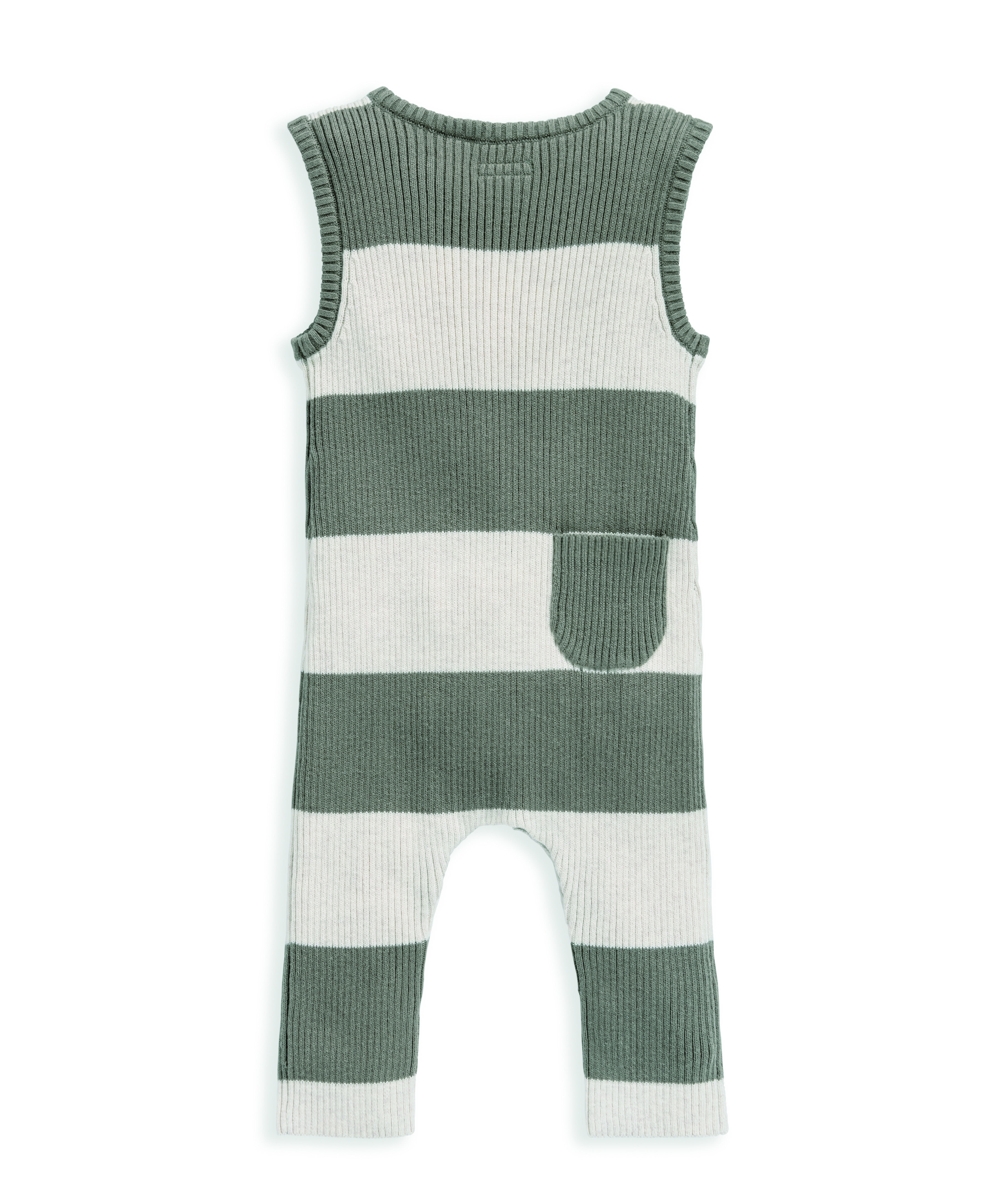 Rib Stripe Romper image number 3