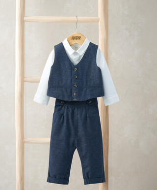 Mamas & Papas 3 Piece Suit - Navy