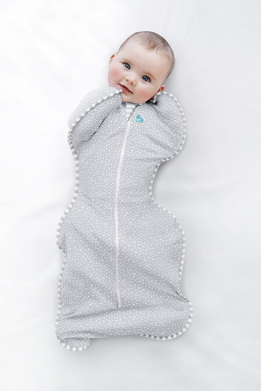Love To Dream Swaddle Up Sleeping Bag Bamboo Grey Dot - Medium image number 2
