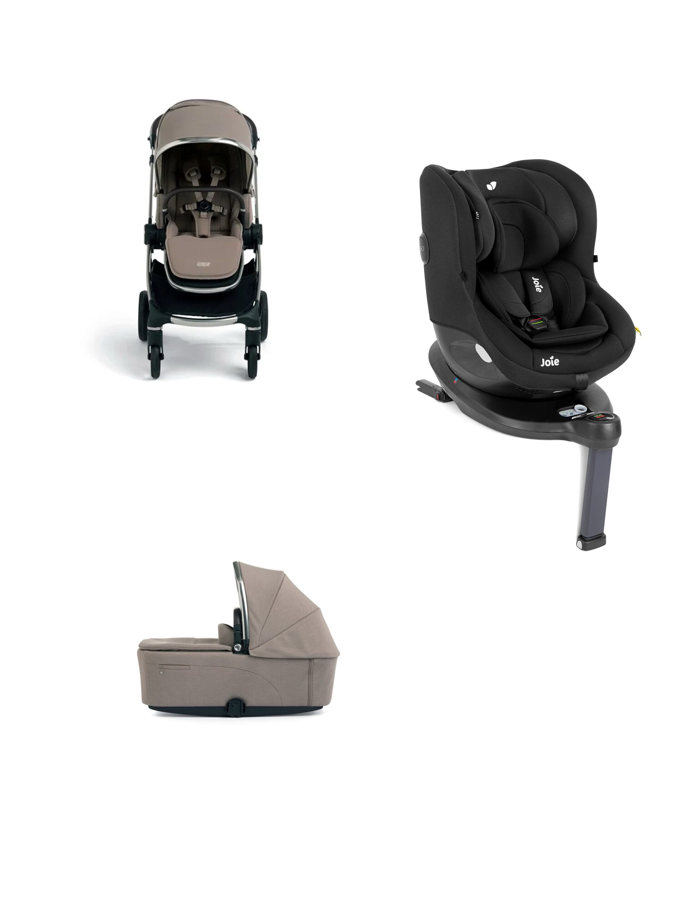 Vardo Heritage Pushchair 3 Piece Bundle with Joie Car Seat Shale - Heritage image number 5