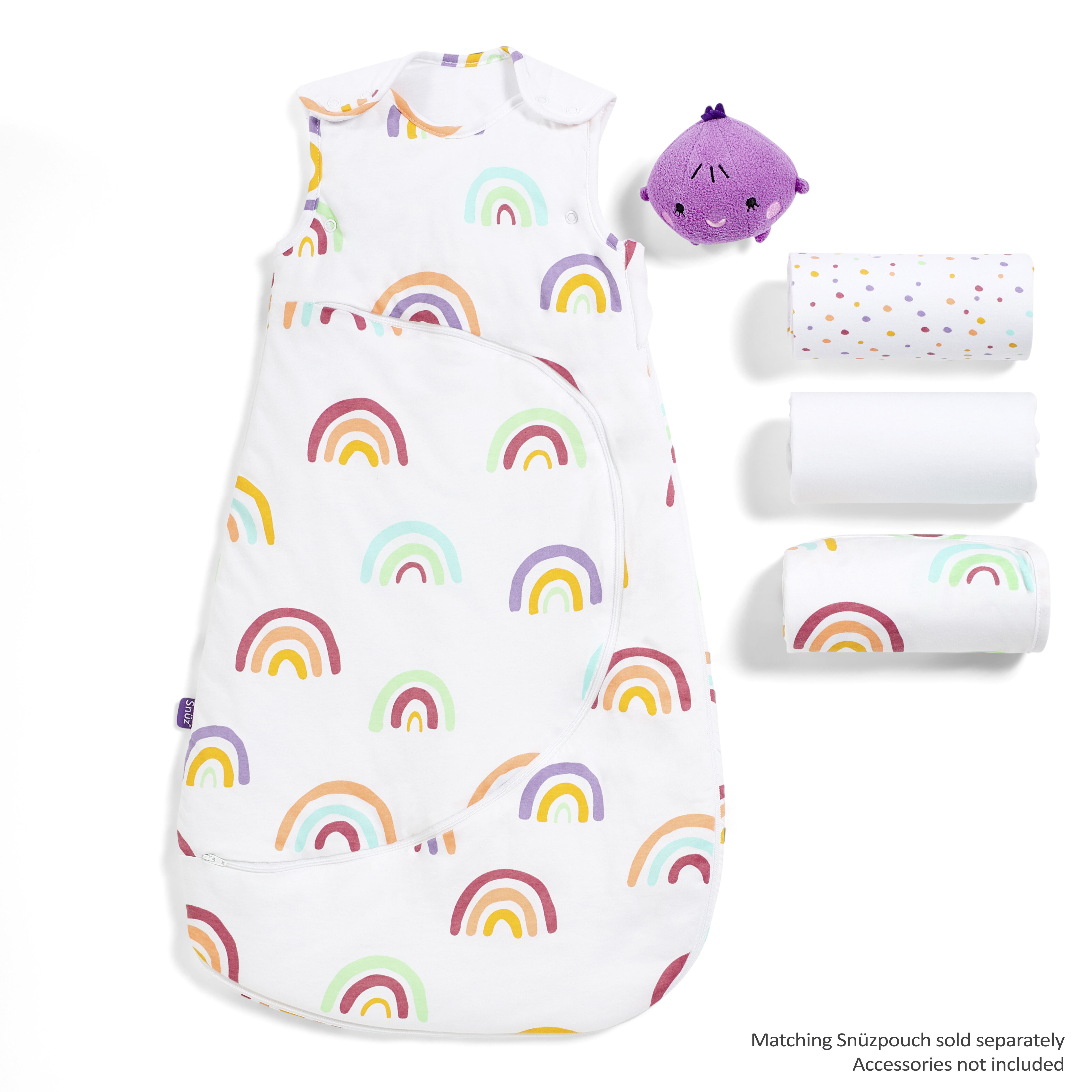 3pc Crib Bedding Set &ndash; Colour Rainbow image number 4