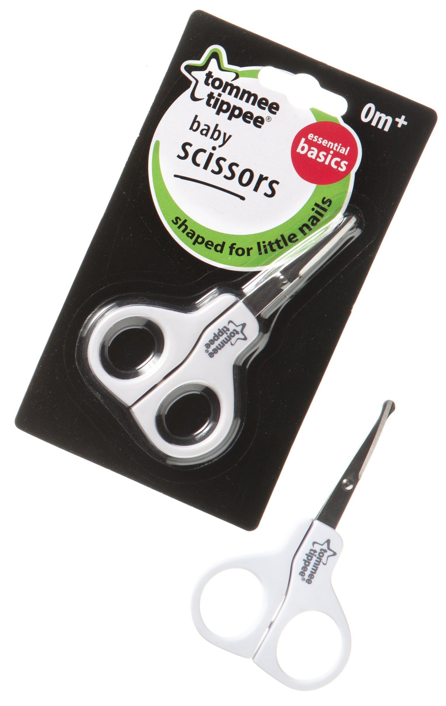 Essential Safety Baby Scissors Tommee Tippee Shaped For Little Nails 0+Month 