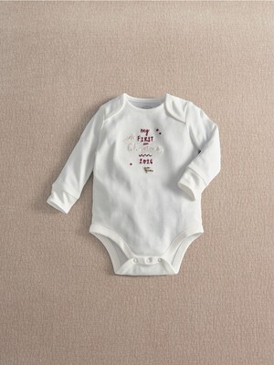 Mamas & Papas My 1st Christmas Bodysuit