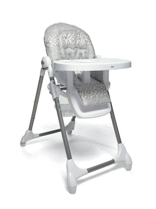 Baby Snug Cherry with Grey Spot Highchair image number 2