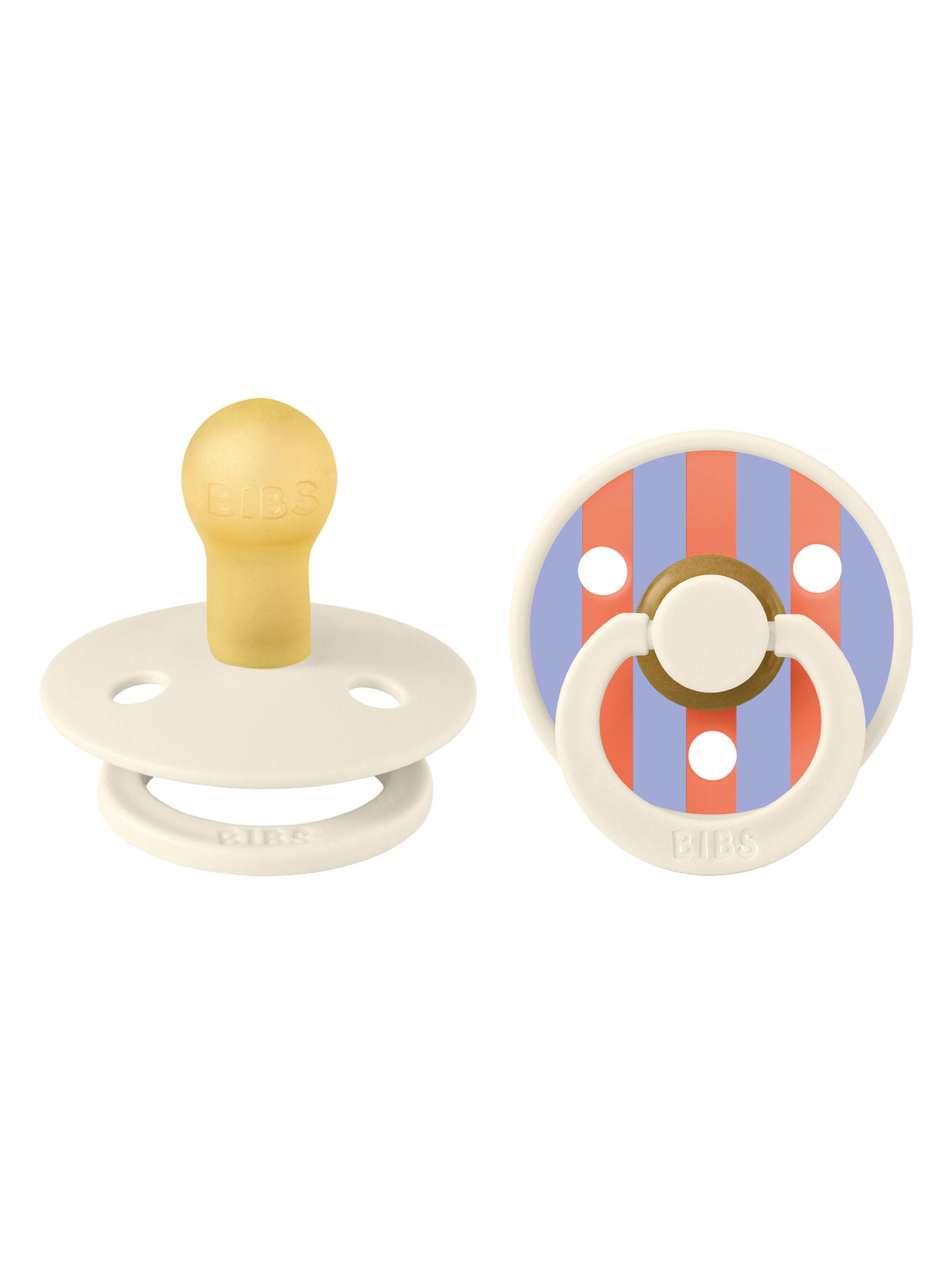 Bibs 2 Pack Colour Pin Latex S2 - Ivory Hush Mix (6+ months) image number 2