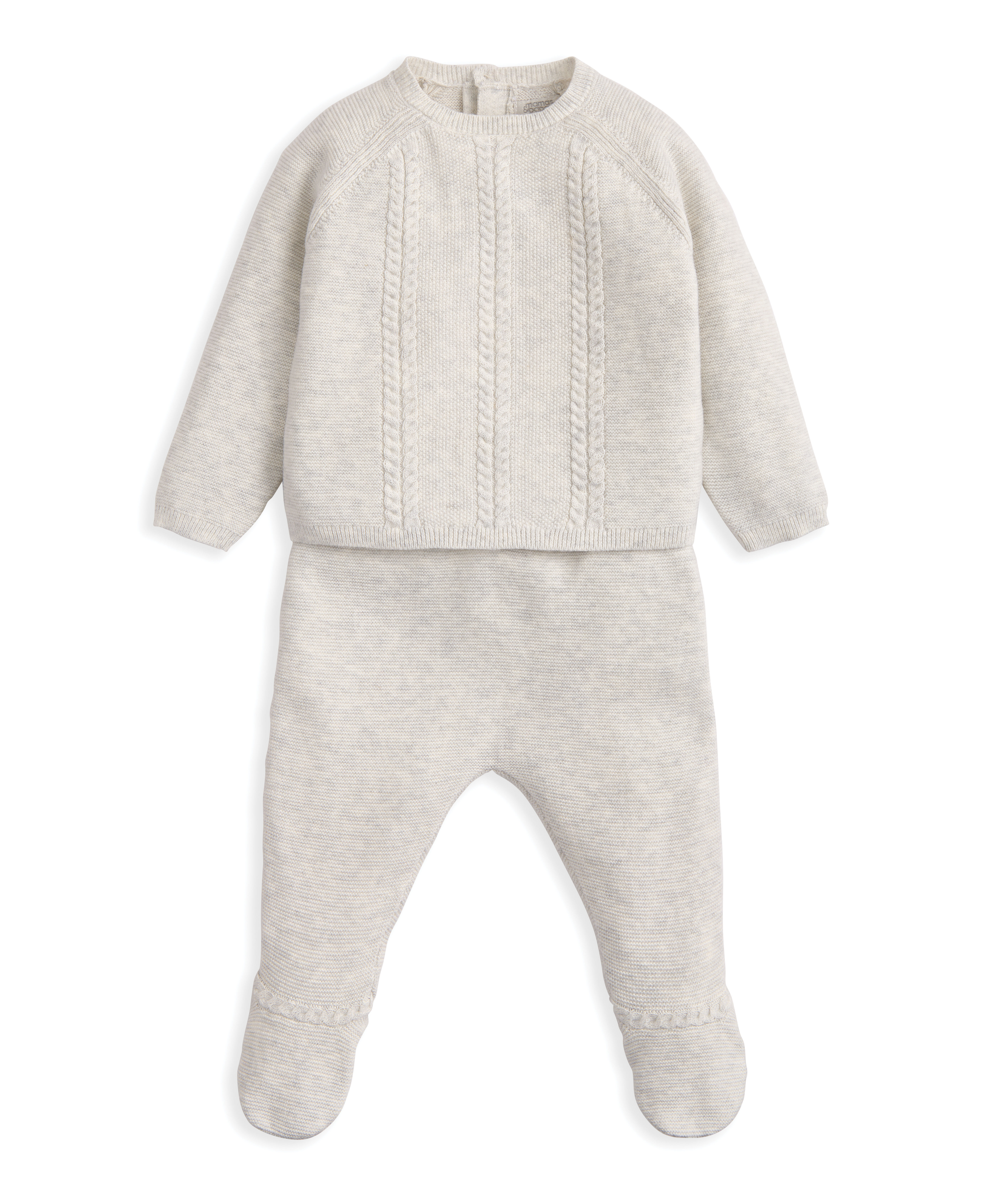 2pc Grey Knitted Set image number 2