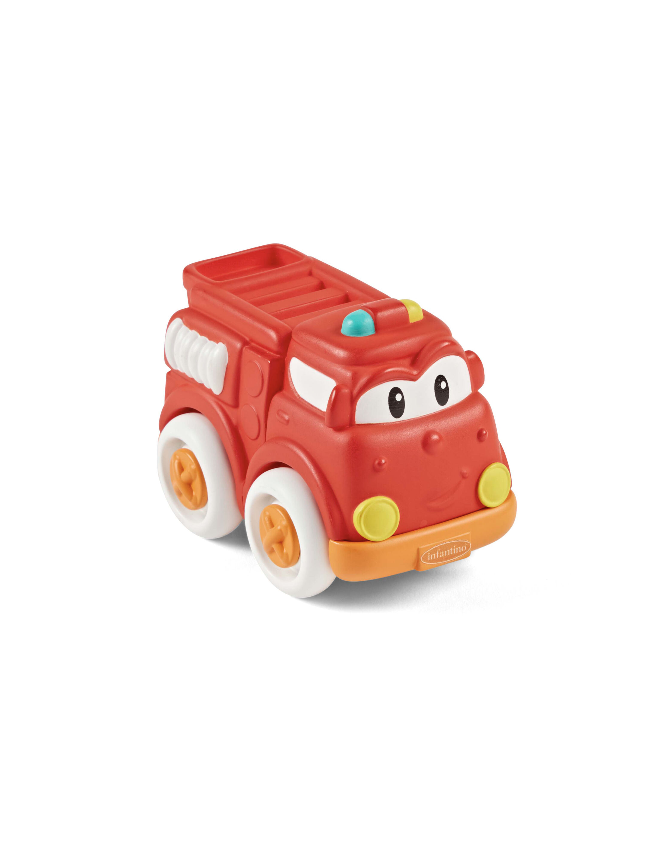Infantino Grab &amp; Roll Soft Wheels - Fire Engine