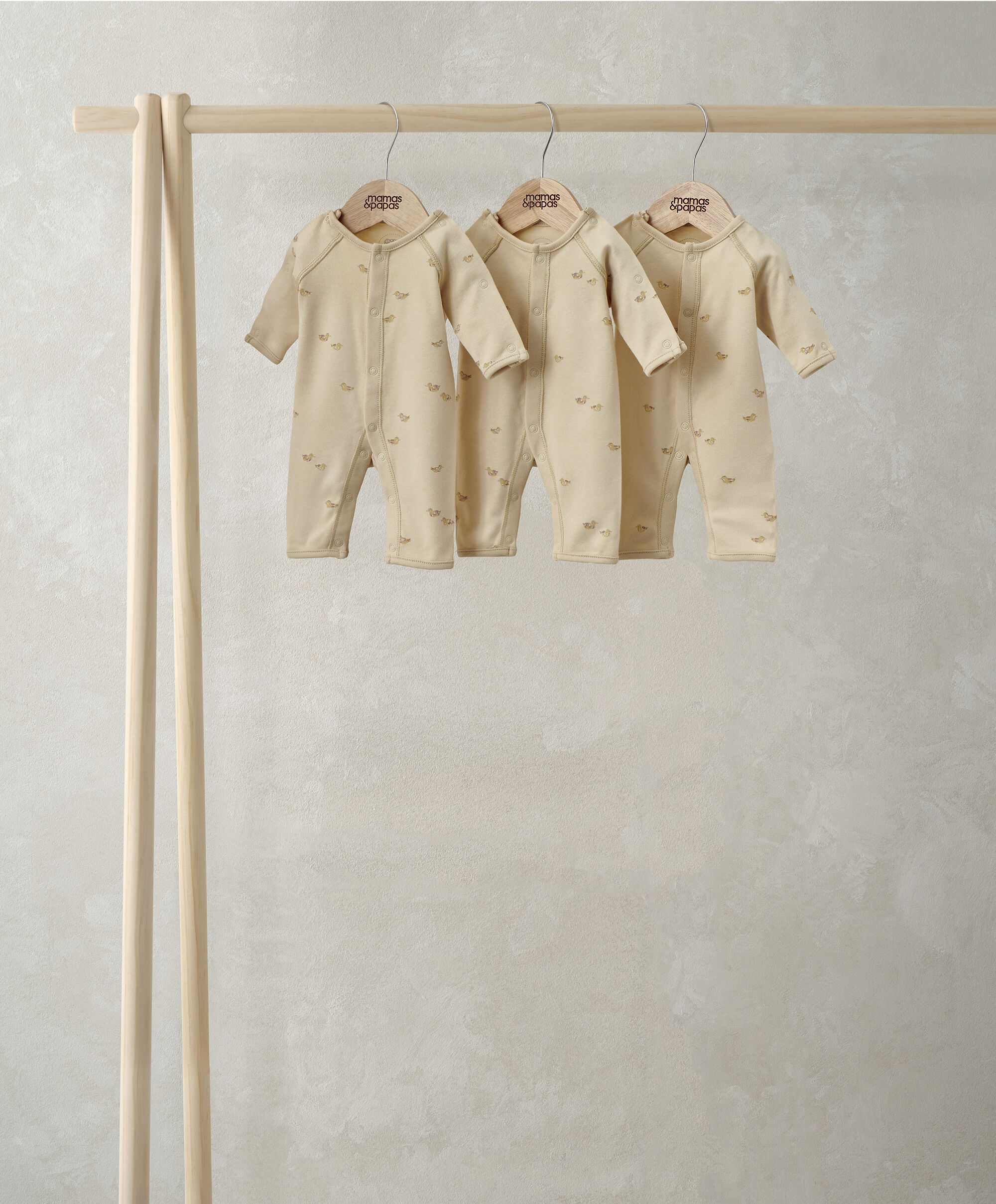 Mamas & Papas Duckling Premature Rompers (Pack of 3)