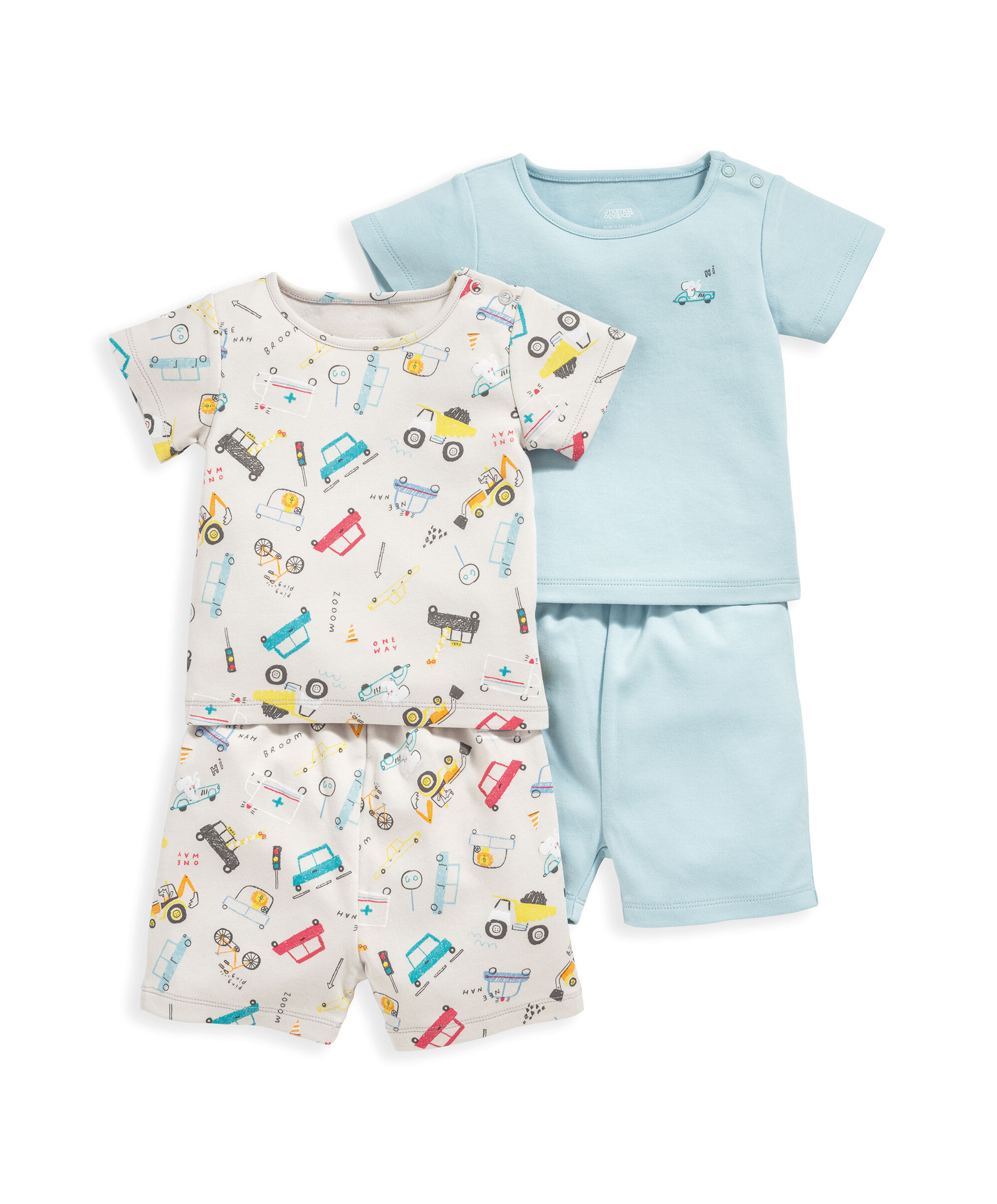 2 Pack Short Sleeve Pyjamas Set image number 2