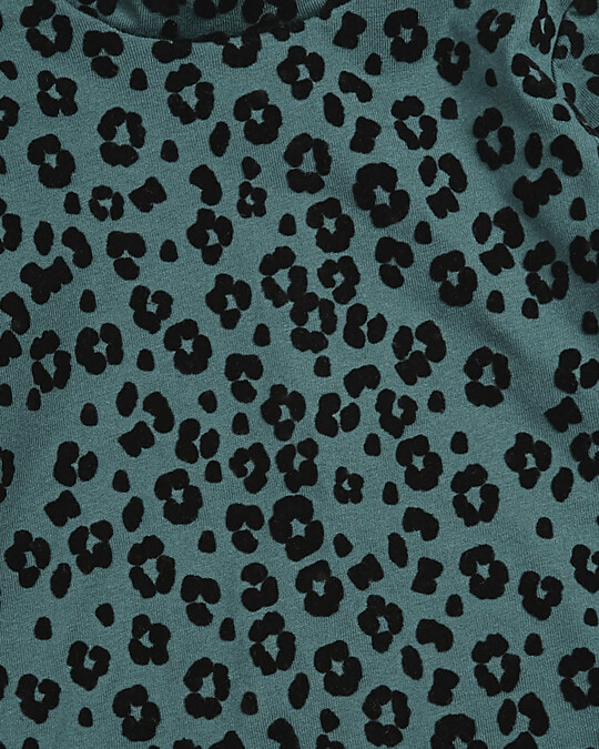Flocked Leopard Print T-Shirt image number 3