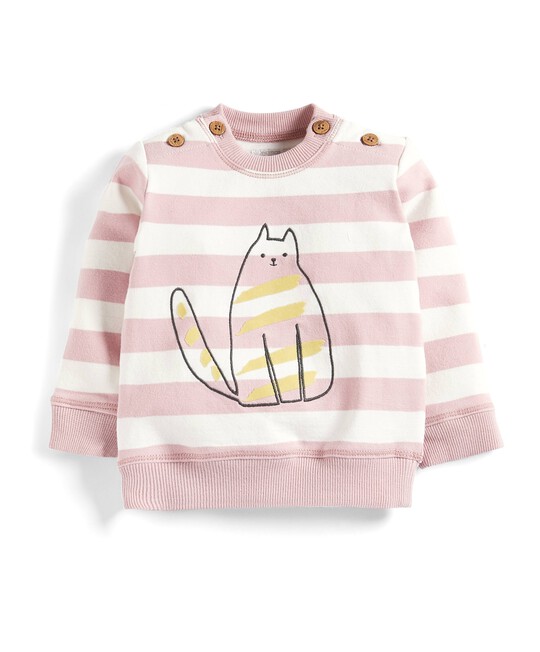 Cat Sweatshirt & Trouser Set image number 3