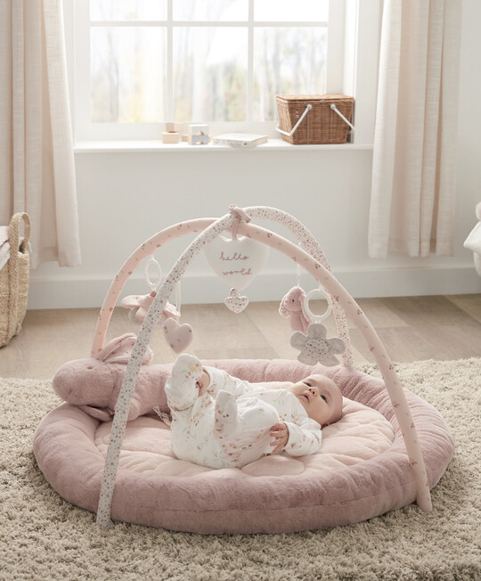 Welcome to the World 3 Piece Bunny Playmat Bundle - Pink image number 5