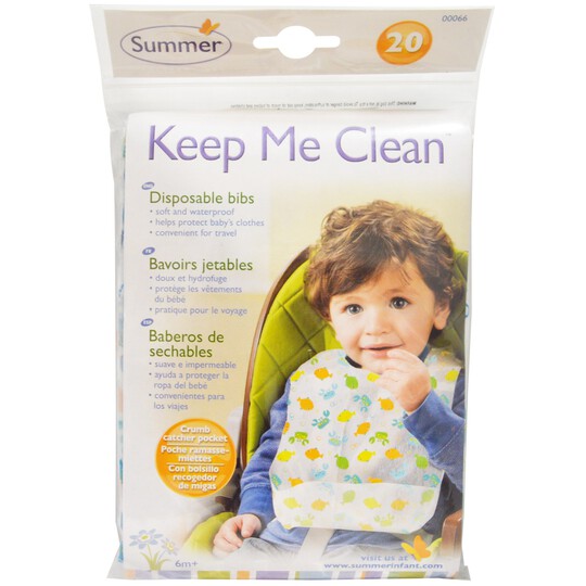 Keep Me Clean Disposable Bibs - Pack of 20 image number 3