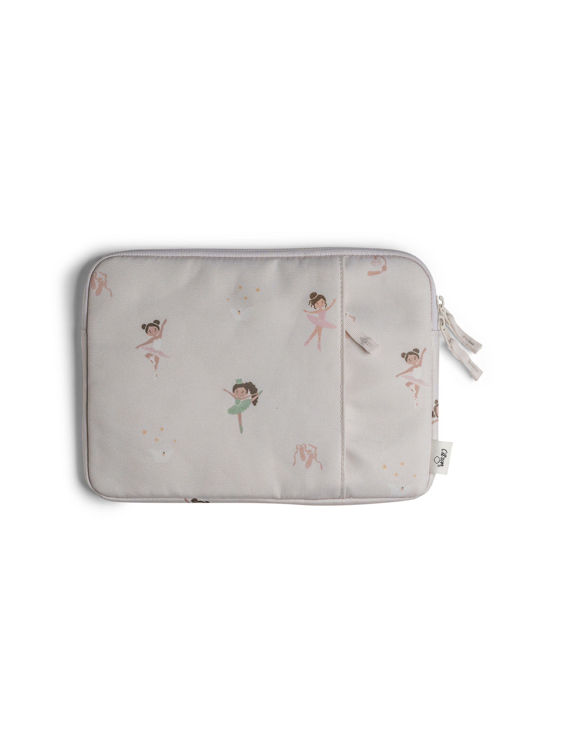 Citron Protective Ipad Sleeve with Zipper Ballerina image number 2