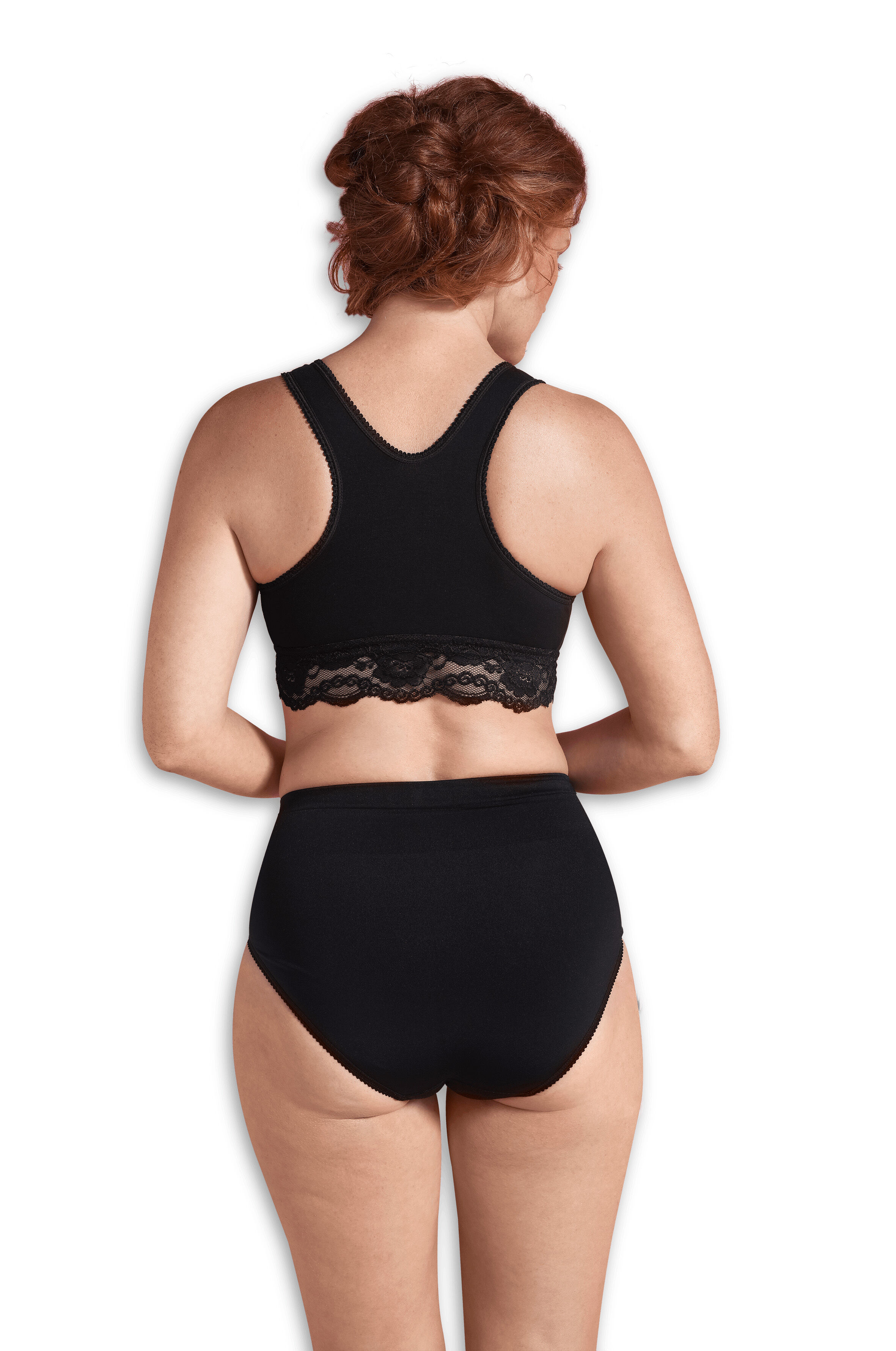 Cariwell Crossover Sleeping & Nursing Bra-S Black image number 3