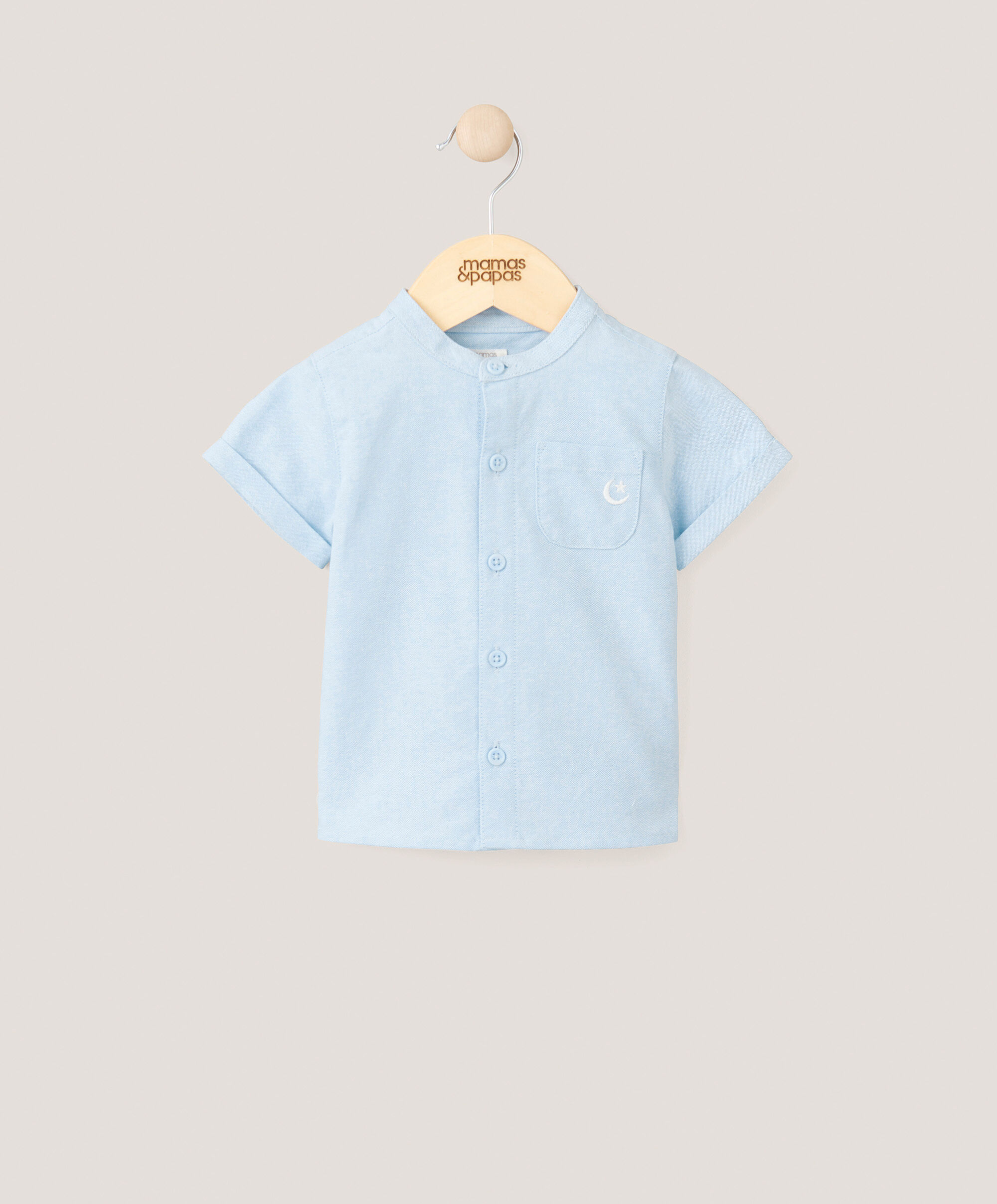 Eid Chambray Shirt - Blue image number 1