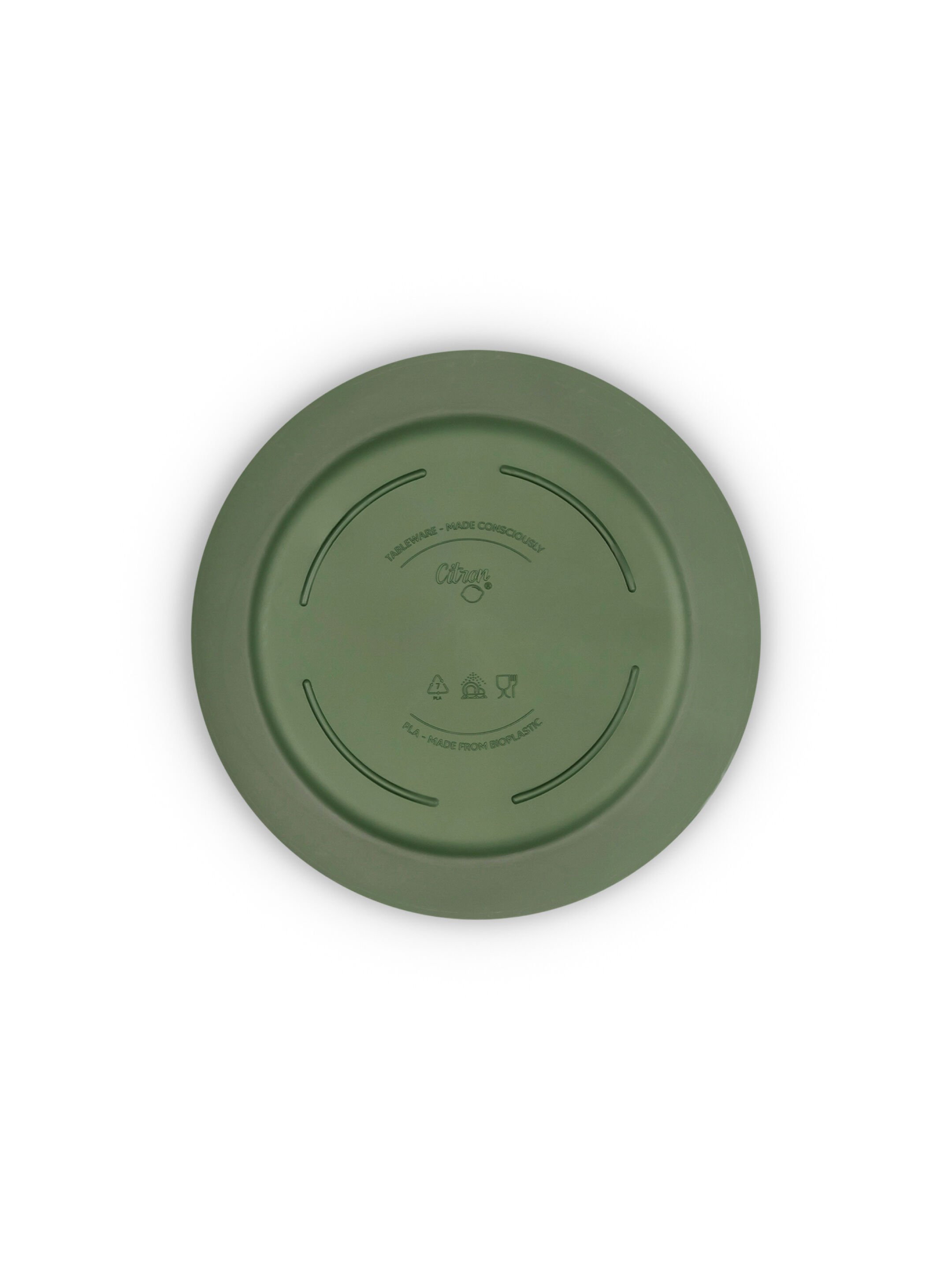 Citron Bio Based Bowl Set of 4 - Green/Cream image number 3