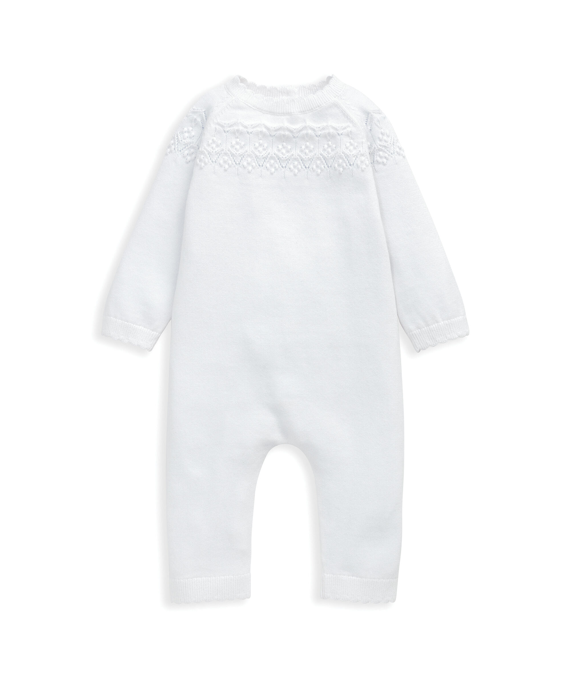 Pointelle Knitted Romper image number 2