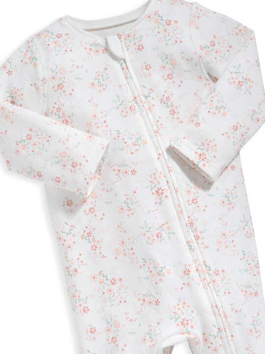 Floral Zip Sleepsuit image number 3
