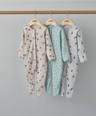 3 Pack Orchard Sleepsuits