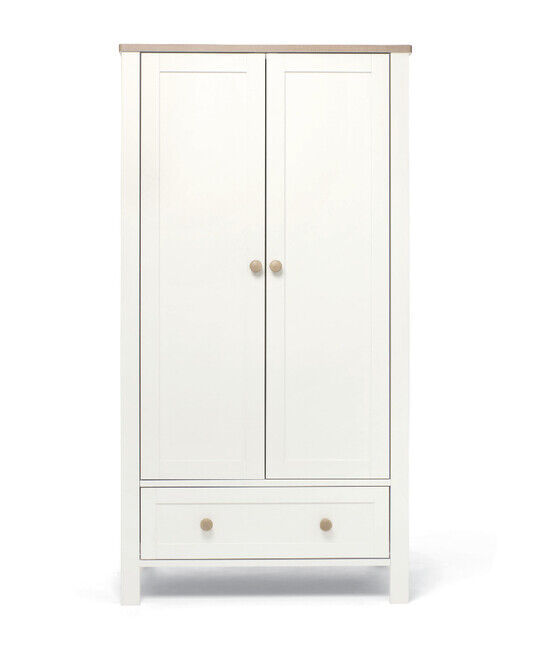 Wedmore Wardrobe - White/Natural