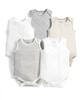 Grey Sleeveless Bodysuits (Set of 5) image number 1