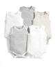 Grey Sleeveless Bodysuits (Set of 5) image number 1
