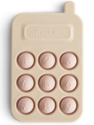 Mushie Phone Press Toy Blush