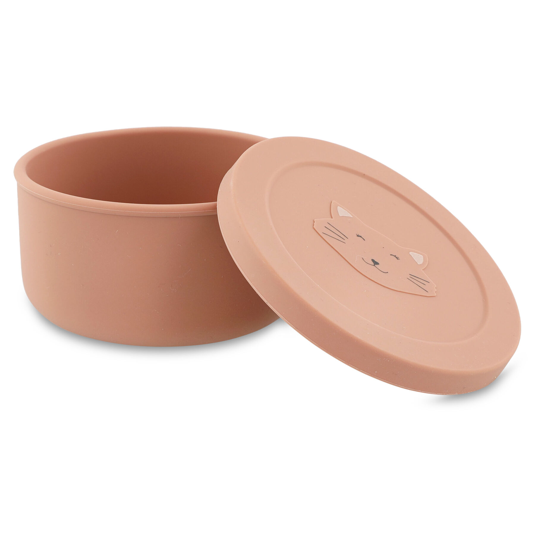 Trixie Silicone Snack Box with Lid Mrs. Cat - Pink image number 2