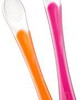 Tommee Tippee Explora First Weaning Spoons (2 Pack) - Pink & Orange image number 1