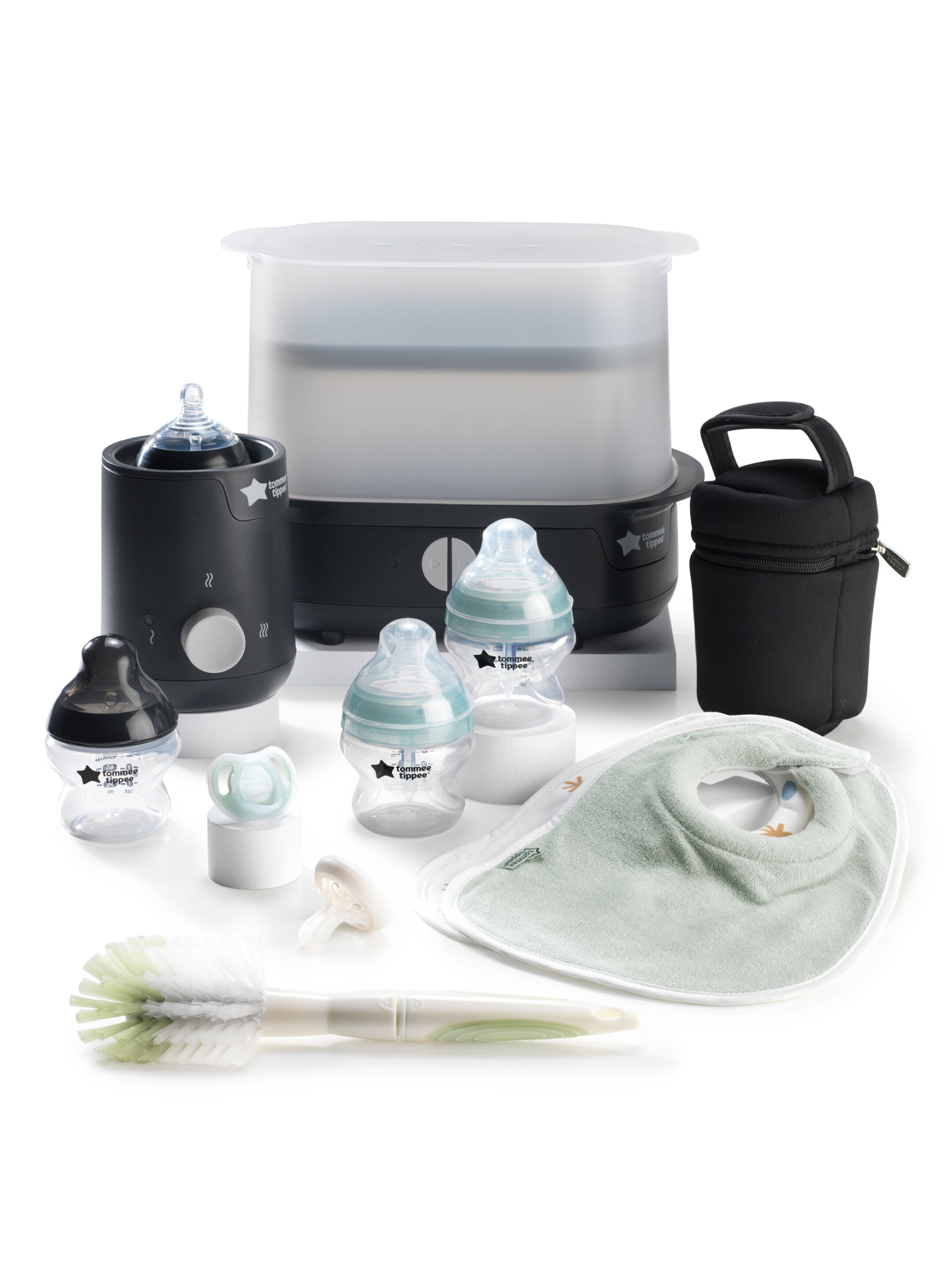 Tommee Tippee Closer To Nature Complete Feeding Kit - Black