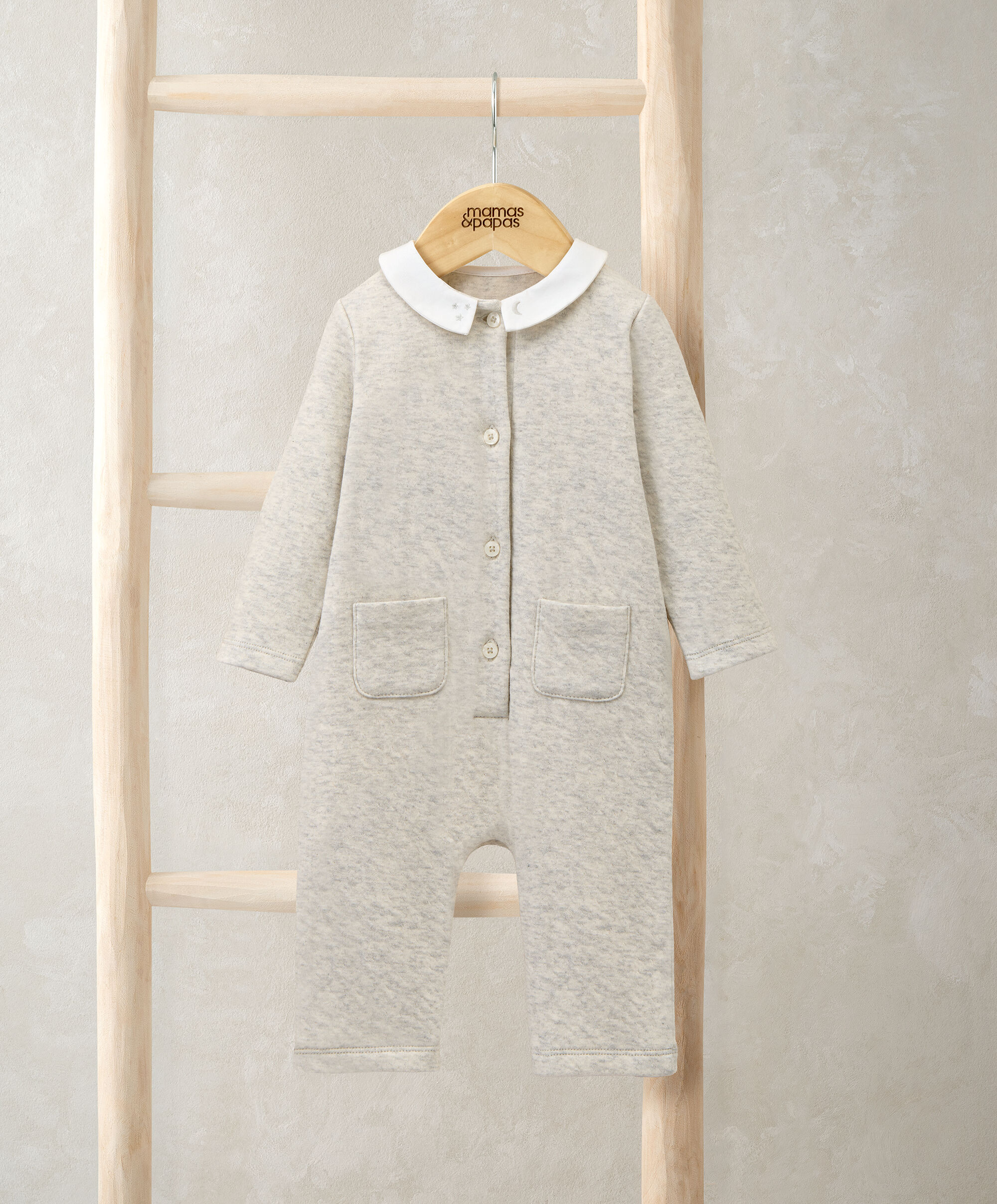 Embroidery Collar Romper