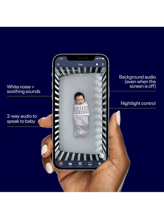 Crib Nanit Video Monitor Buy Nanit Pro Baby Monitor Wall Mount